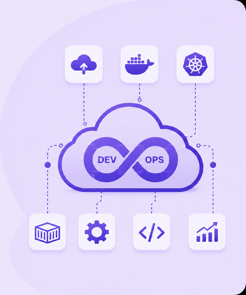 Cloud & Devops Mobile Background
