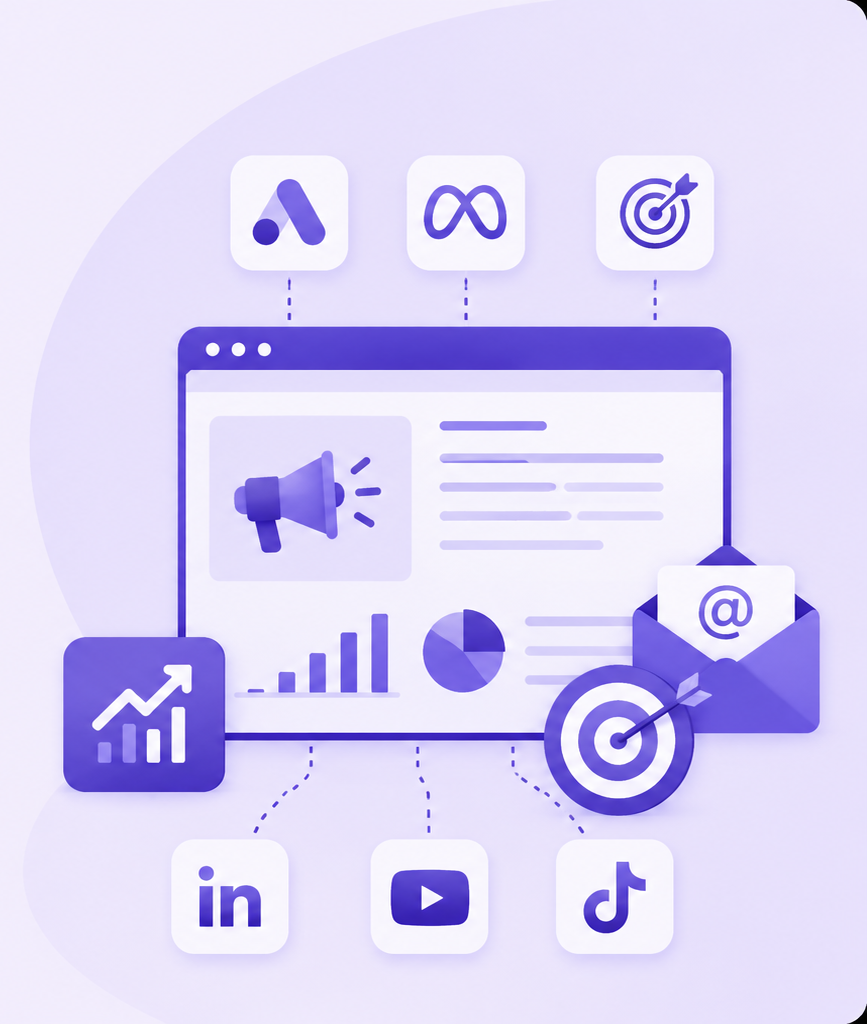 Digital Marketing Mobile Background